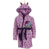 Unicorn Purple Academy kinderbadjas 9 - 10 jaar / 134 - 140 cm