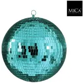 Mica Decorations Spiegelbal/ Discobal groen D25cm