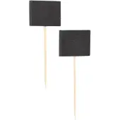 Papstar 100 Fingerfood prikkers 8,5 cm Blackboard