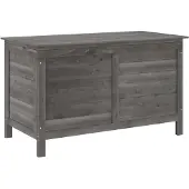 vidaXL Tuinbox 99x49,5x58,5 cm massief vurenhout antracietkleurig