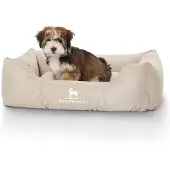 Knuffelwuff waterafstotende hondenbed Finlay M-L 85 x 63cm beige