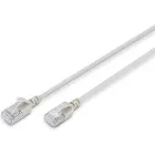 Digitus DK-1632-A-003S Patchkabel CAT 6A F/FTP Slim 0,30m grau