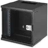 Digitus DN-49101 10inch-wandkast 6 HE Zwart, Zwart (RAL 9005)