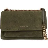 Michael Kors Claire Large Schoudertas donkergroen