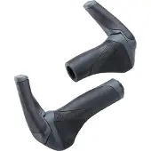 Bbb Cycling Ergonomische Handvatten Fiets ErgoStyleSet - Stuurgrips en Bar-ends Geschikt Voor Draaiversneller - Handvatten Fiets Versnelling - Zwart/Grijs - 92 mm & 133 mm - BHG-88