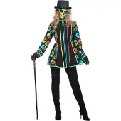 Coppens Dames jas neon skull | Maat 42