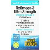 Natural Factors – RxOmega-3 Maximum Triple Strength 900 mg, 150 Softgels
