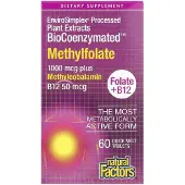 Natural Factors - BioGeactiveerd Methylfolaat (60 tabletten)