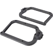 SW-Motech Adapter kit voor PRO zijdrager - Voor Hepco&Becker koffers. Montage van 2 koffers.