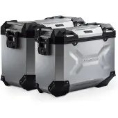 SW-Motech TRAX ADV aluminium behuizingssysteem - Zilver. 45/37 l. CFMoto 450MT (23-).