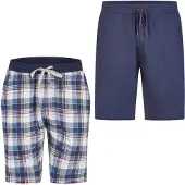 Phil&Co. Pyjamabroek 'Cozy Classics' donkerblauw / rood / wit