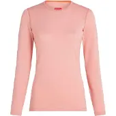 Icebreaker - Dames thermokleding - W Merino 260 Tech LS Crewe Blush voor Dames - Maat L - Roze