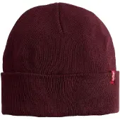Levi's Beanie met labeldetail, model 'SLOUCHY RED TAB'