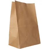 Papstar 250 Blokbodemzakken, kraftpapier 29,5 cm x 19 cm x 12 cm bruin