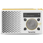 Technisat Digitradio 1 hr1 Editie wit/geel (DAB+), Radio, Geel, Wit