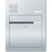 Siedle 210007722-00 F CL BF3A 01 B-0 Postvanger Staal niet roestend Zilver