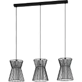 Eglo Hanglamp Maseta Zwart 3xe27 40w