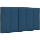 vidaXL Hoofdbordkussen "Hanko" 90 cm stof blauw