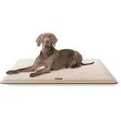 Knuffelwuff knuffelzachte hondenmat Calliope van teddystof 100x70 beige