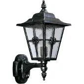 ALBERT LEUCHTEN Wandlamp buiten 763, zwart, Aluminium, Landelijk, Wandlamp buiten