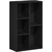 vidaXL Boekenkast Zwart Eiken 50x25x80 cm Engineered Wood