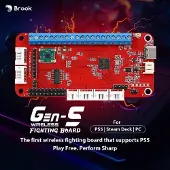 Brook Gen-5W PS5 / Steam Deck / PC Wireless Fighting Board