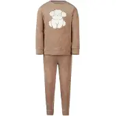 Charlie Choe pyjama bruin Meisjes Katoen Ronde hals Printopdruk - maat 134/140