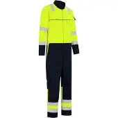 Dapro Volt Hi-Vis Class 2 - Heren en Dames - Overall - Marineblauw/Hi-Vis Geel