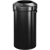 EKO - Urban Bin 90 liter - Stainless Steel - zwart - Prullenbak