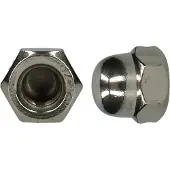 Pgb-Europe PGB-FASTENERS | Zeskant dopmoer DIN 1587 M12 A2 | 100 st 001587A0001203