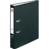 Herlitz maX,file protect Smal Ordner A4 50 mm Zwart 2 Ringen 5450804 Kunststof Reliëf Staand