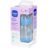Mam Zuigfles Easy Start Anti-Colic Matt Blauw 1 St Flesjes