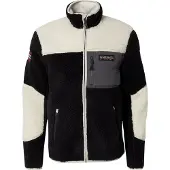 Napapijri Fleece jas 'Yupik' grafiet / zwart / wit