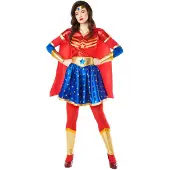 Boland - Kostuum Superheldin Star (S) - Volwassenen - Superheld - Superwoman