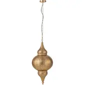 J-Line Hanging lamp bore metal gold large