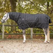 QHP Regendeken 1200D turnout collection met hals 300 gram