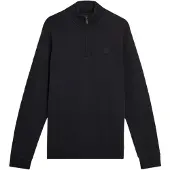 Lyle & Scott - Trui Zwart Lyle&scott Superfine Quarter Zip Sweaters Zwart Ml2258ton