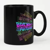 Back To The Future Kopje/koffiemok met logo’ Neon