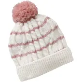 Vertbaudet Gevlochten set voor meisjes muts + snood + wanten/handschoenen