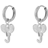 Yehwang oorbellen elephant Zilver