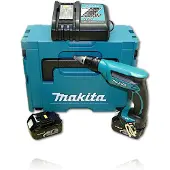 Makita BFS 451 RFJ 18 V accu-snelbouwschroevendraaier in MAKPAC incl. 2x BL 1830 B accu's + DC18RC oplader