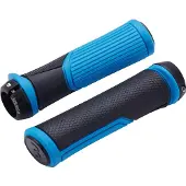 BBB Cycling Ergonomische Handvatten Fiets Cobra - Ergonomische Fiets Handvatten Met Maximaal Comfort - Lengte 142 mm - Per paar - Zwart/Blauw - BHG-96
