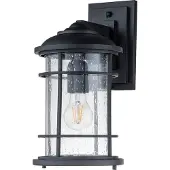 Elstead Lighting LED Wand Buitenlamp Lighthouse | 1X E27 Max 60W | IP44 | Dimbaar | Textured Black