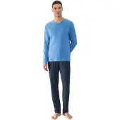 Mey Pyjama lang blauw / navy