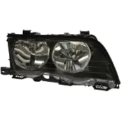 VAN WEZEL KOPLAMP RECHTS ZWART tot 8/'02 inclusief stelmotor 0646966 Van Wezel voor o.a. BMW