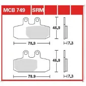 TRW MCB749 Remblokken