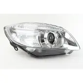 VAN WEZEL KOPLAMP RECHTS MET KNIPPERLICHT H7 inclusief STELMOTOR Ellipt. 7641964 Van Wezel voor o.a. SKODA