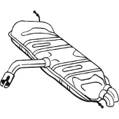 Bosal Geluiddemper achter 233-177