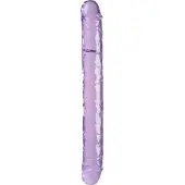Realrock Shots - RealRock REA159PUR1 - Realistic Double Dong - 13'' / 34 cm - Purple