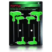 Toptul Pennenzakset TORX 6st T10 T15 T20 T25 Lengte: 100mm T30 T40 150mm